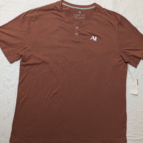 Free Fly Bamboo Heritage Men's Ultra Soft Tee Size XL NWT MSRP $54 - Picture 1 of 3